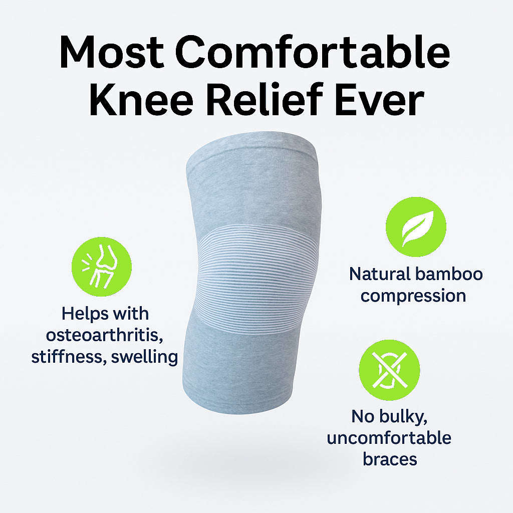 ZenCompress™ Premium Bamboo Knee Sleeve (Single)
