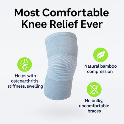 ZenCompress™ Premium Bamboo Knee Sleeve (Single)