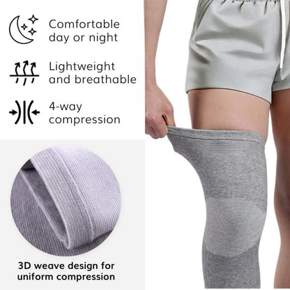 ZenCompress™ Premium Bamboo Knee Sleeve (Single)